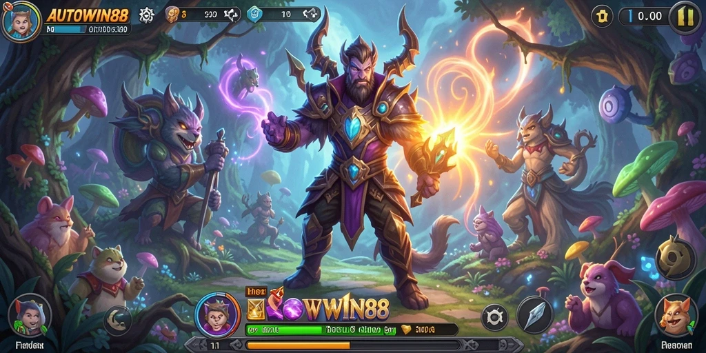 Screenshot gameplay AUTOWIN88 menampilkan karakter aksi dalam petualangan seru.