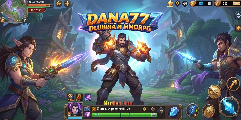 Screenshot gameplay DANA777 menampilkan aksi seru dalam petualangan MMORPG.