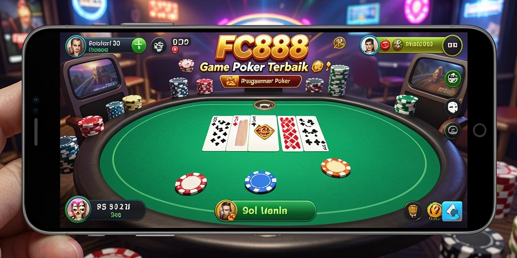 Screenshot FC888 menampilkan gameplay Poker yang menarik dan interaktif.