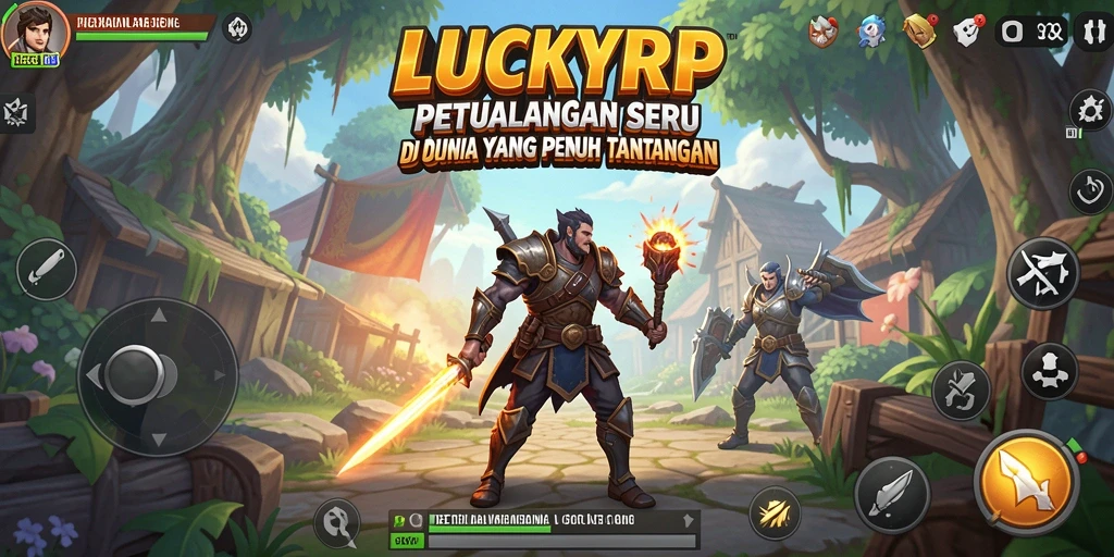Tampilan gameplay LUCKYRP yang menarik dan penuh aksi.