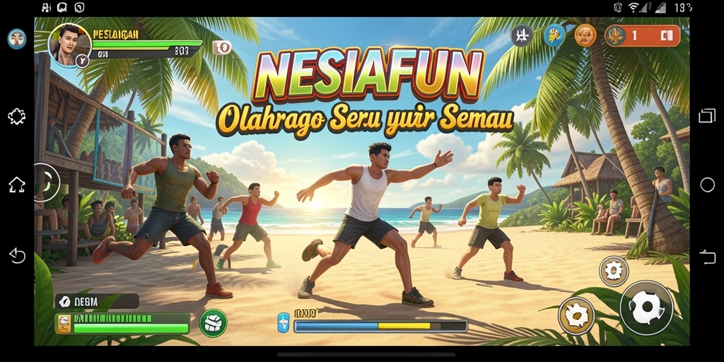 Tampilan gameplay menarik dari NESIAFUN yang penuh aksi.