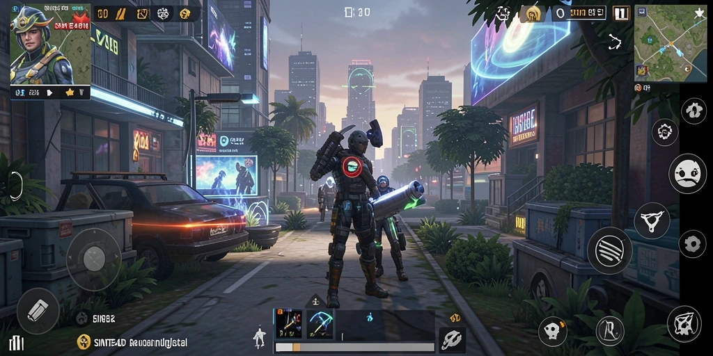 Screenshot menunjukkan gameplay nyata dari SINTE4D dalam simulasi mendalam.